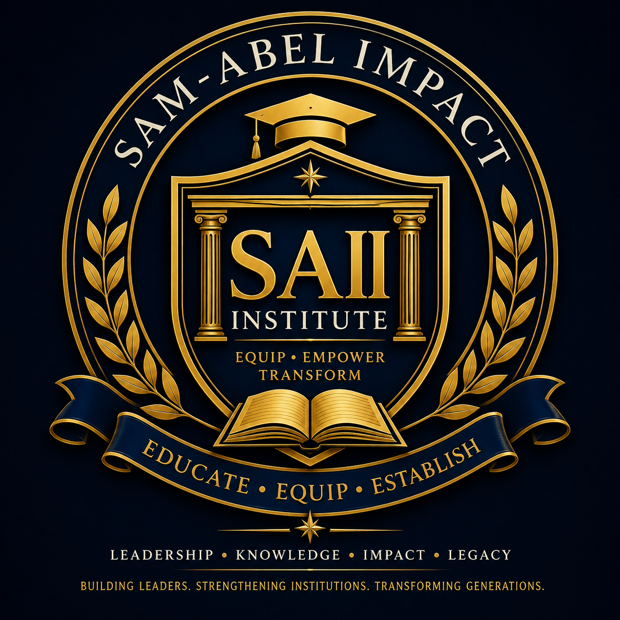 Sam-Abel Impact Institute seal